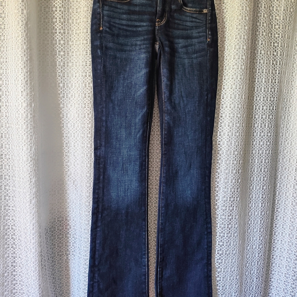 American Age Blue Flare Wide Leg Jeans